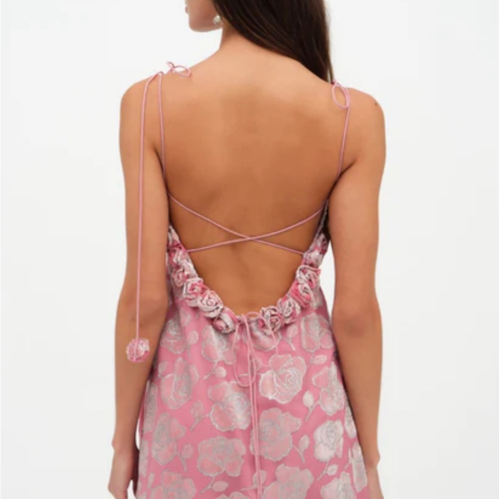 For Love And Lemons Raya Mini Dress Size Medium - Picture 3 of 9